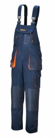 Pracovní laclové montérky profi beta 220 g/m2, lacláče pracovní kalhoty s kšandami 7873E XXXL