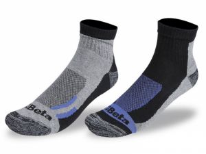 2 páry pracovní ponožky Beta ponožek do tenisek vyrobené z bavlny s froté bavlnou v oblasti podrážky 7426P